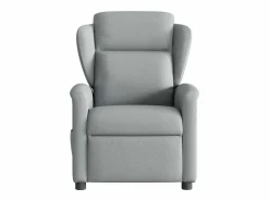 Sillón de relax | Sillón reclinable de masaje de tela claro SHL8240^ Sale