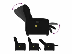 Sillón de relax | Sillón reclinable de masaje de tela SHL4924^