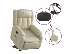 Sillón de relax | Sillón reclinable de masaje de pie cuero artificial color SHL6735^ Clearance
