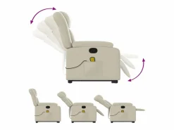 Sillón de relax | Sillón reclinable de masaje de pie cuero artificial color SHL6735^ Clearance