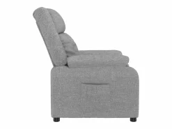 Sillón de relax | Sillón reclinable de tela claro SHL6956 Gris Sale