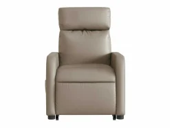 Sillón de relax | Sillón reclinable de masaje eléctrico cuero sintético capuchino SHL8939^ Hot