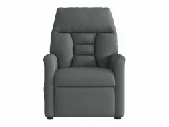 Sillón de relax | Sillón reclinable de masaje de tela gris oscuro SHL8722 Gris antracita Online