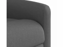 Sillón de relax | Sillón reclinable de masaje de tela gris oscuro SHL8722 Gris antracita Online