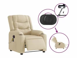 Sillón de relax | Sillón reclinable de masaje eléctrico tela color SHL9104^ Hot