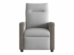 Sillón de relax | Sillón reclinable de masaje eléctrico tela nube SHL7511 Gris