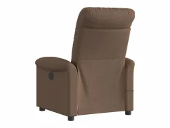 Sillón de relax | Sillón reclinable de masaje eléctrico tela marrón SHL5298^ New