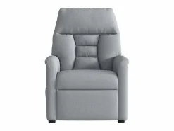 Sillón de relax | Sillón reclinable de masaje de tela claro SHL4300^ Outlet