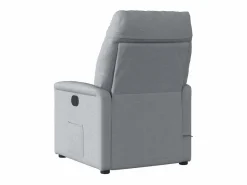 Sillón de relax | Sillón reclinable de masaje de tela claro SHL4300^ Outlet