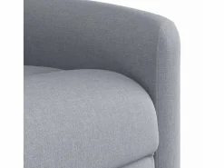 Sillón de relax | Sillón reclinable de masaje de tela claro SHL4300^ Outlet