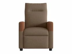 Sillón de relax | Sillón reclinable con masaje de tela marrón SHL6729^ Clearance