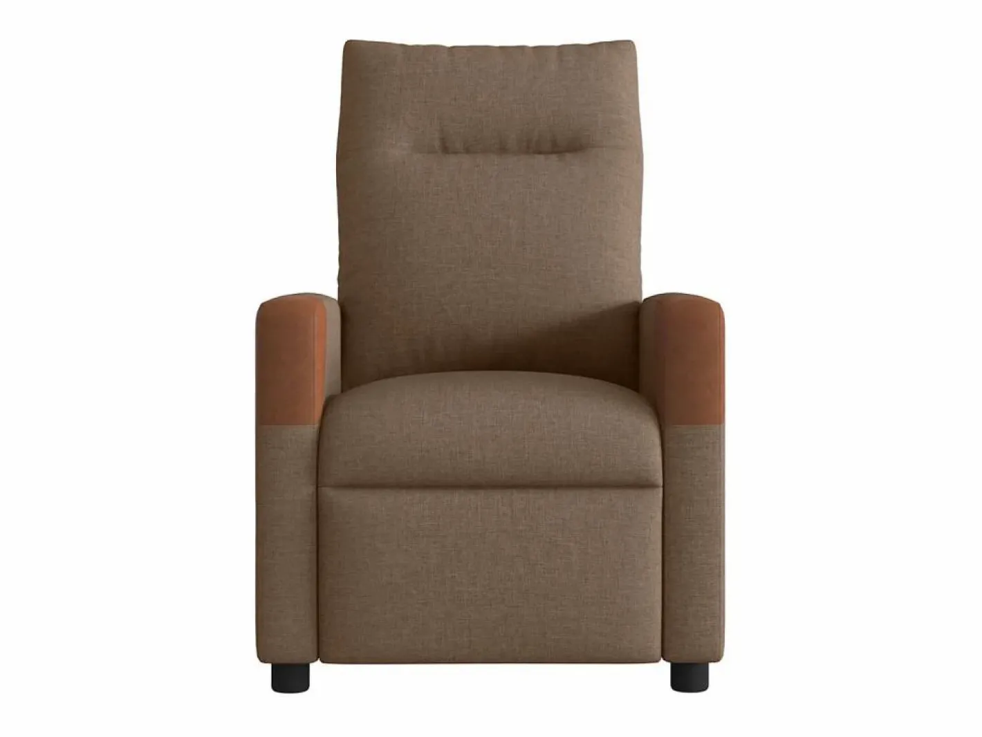 Sillón de relax | Sillón reclinable con masaje de tela marrón SHL6729^ Clearance