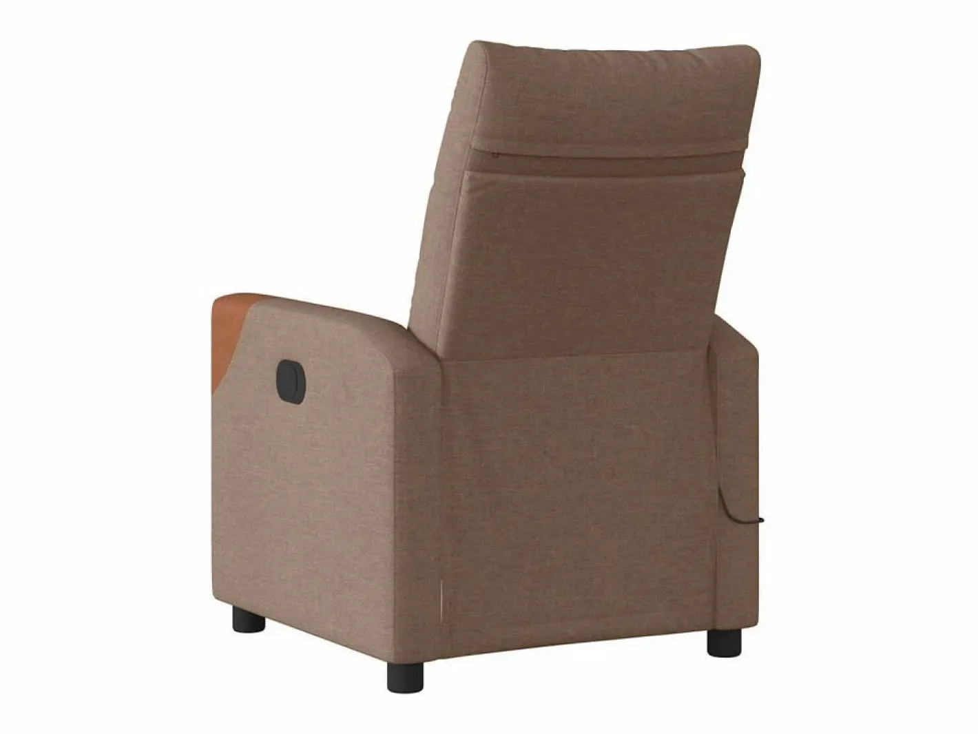 Sillón de relax | Sillón reclinable con masaje de tela marrón SHL6729^ Clearance