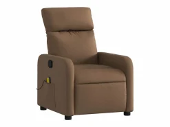 Sillón De Masaje|Sillón de relax | Sillón reclinable con masaje de tela marrón SHL7233