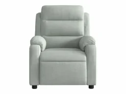 Sillón de relax | Sillón reclinable de masaje eléctrico terciopelo claro SHL5120^ Sale