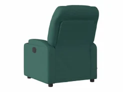 Sillón de relax | Sillón reclinable de masaje eléctrico tela verde oscuro SHL7306^ Sale