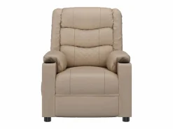 Sillón Relax|Sillón de relax | Sillón reclinable de cuero sintético color capuchino SHL7828