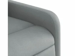 Sillón de relax | Sillón reclinable de masaje de tela claro SHL5109 Gris Sale
