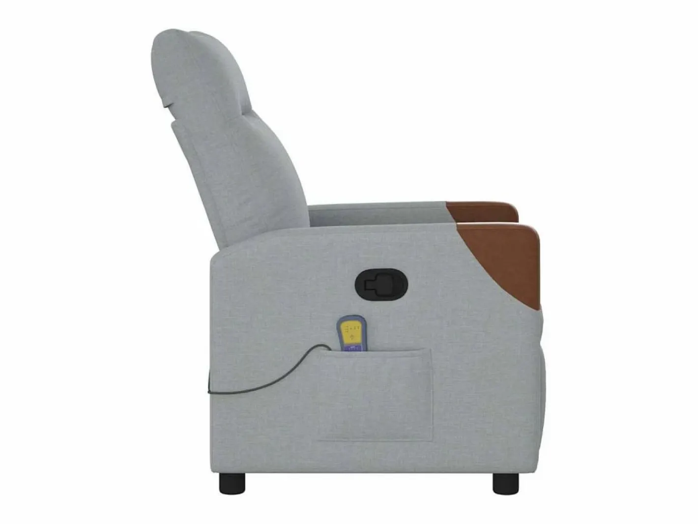 Sillón De Masaje|Sillón de relax | Sillón reclinable de masaje de tela claro SHL4744