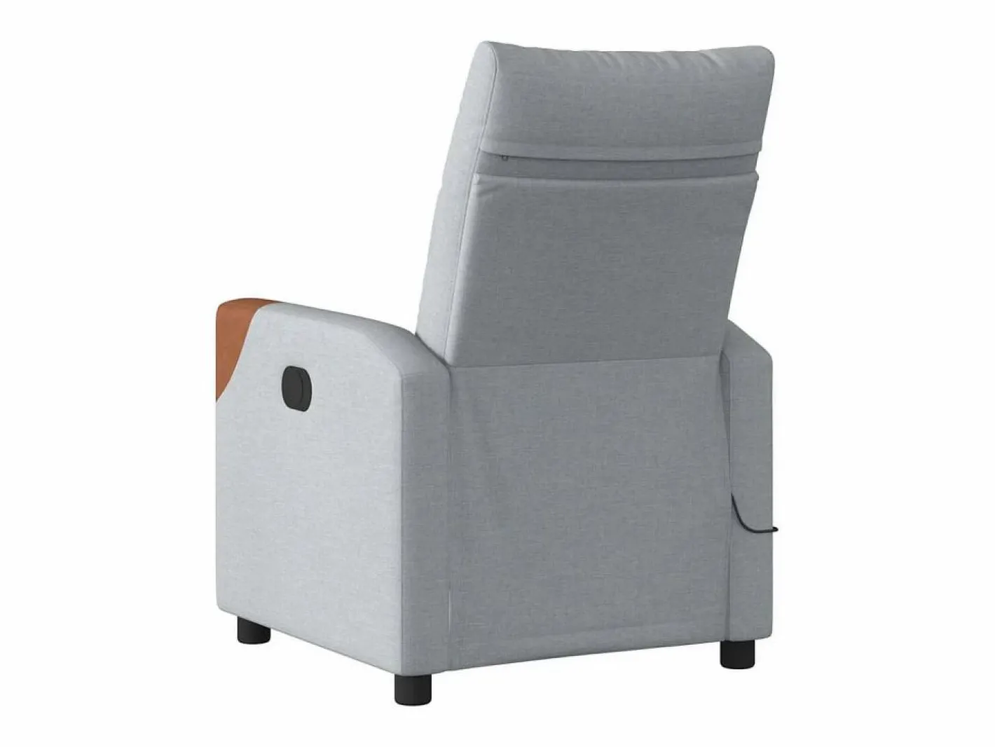Sillón De Masaje|Sillón de relax | Sillón reclinable de masaje de tela claro SHL4744