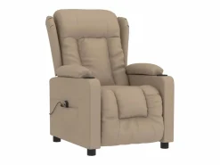 Sillón Relax|Sillón de relax | Sillón reclinable eléctrico de cuero sintético color capuchino SHL8906