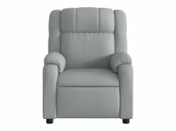 Sillón de relax | Sillón reclinable de tela claro SHL4498 Gris Online