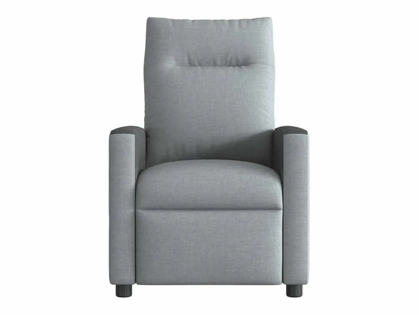 Sillón de relax | Sillón reclinable de masaje eléctrico tela claro SHL3741^ Best