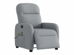 Sillón De Masaje|Sillón de relax | Sillón reclinable de masaje eléctrico tela claro SHL3933
