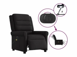 Sillón de relax | Sillón reclinable de masaje eléctrico tela SHL2888^ Sale