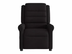Sillón de relax | Sillón reclinable de masaje de tela SHL7032 Negro