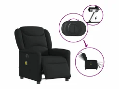 Sillón de relax | Sillón reclinable de masaje eléctrico tela SHL5765^ Outlet