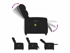 Sillón de relax | Sillón reclinable de masaje eléctrico tela SHL5765^ Outlet
