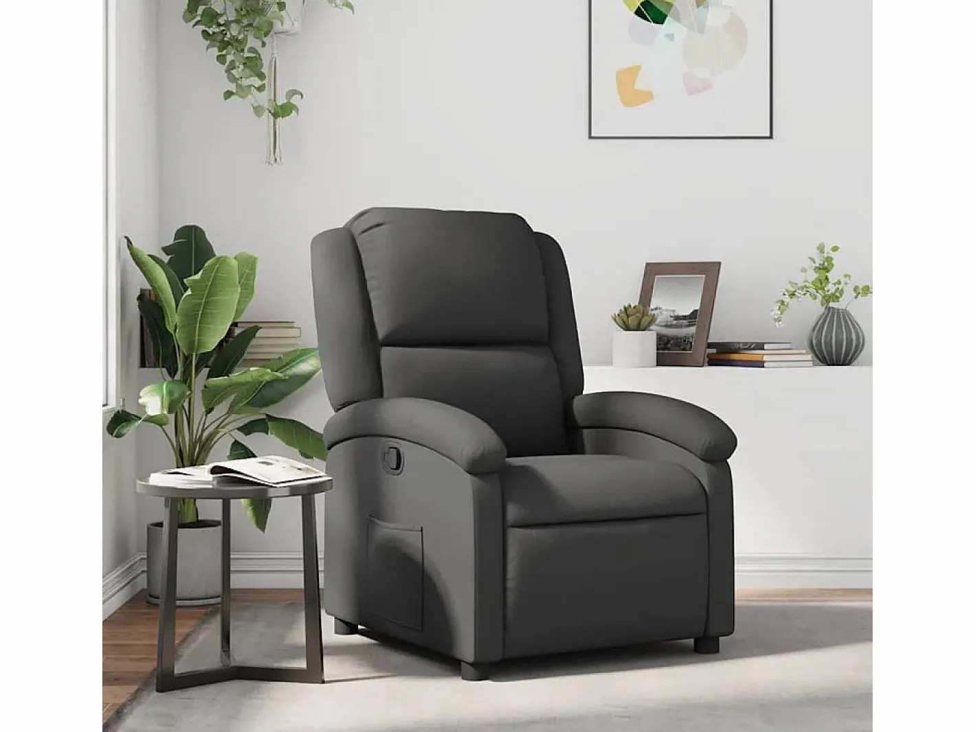 Sillón Relax|Sillón de relax | Sillón reclinable de cuero auténtico SHL2592