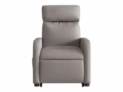 Sillón De Masaje|Sillón de relax | Sillón reclinable de masaje elevable tela gris taupé SHL4808