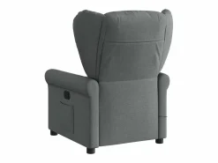 Sillón De Masaje|Sillón de relax | Sillón reclinable de masaje eléctrico tela gris oscuro SHL3450