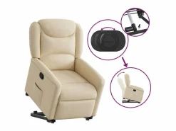 Sillón Relax|Sillón de relax | Sillón reclinable elevable de tela color SHL8520