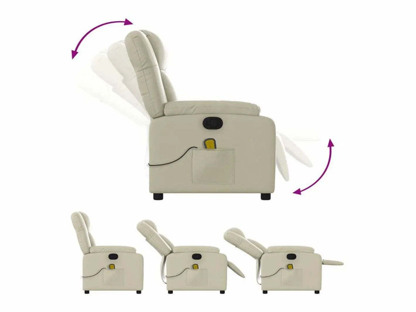 Sillón De Masaje|Sillón de relax | Sillón reclinable de masaje cuero sintético SHL3380