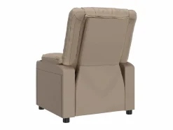 Sillón Relax|Sillón de relax | Sillón reclinable eléctrico de cuero sintético color capuchino SHL5594