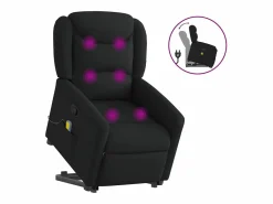 Sillón de relax | Sillón reclinable de masaje elevable tela SHL4898^ Best