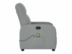 Sillón De Masaje|Sillón de relax | Sillón reclinable de masaje de tela claro SHL2629