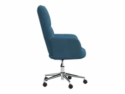vidaxl Sillón de relax de terciopelo Azul New