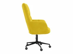 vidaxl Silla De Escritorio|Sillón de relax de terciopelo mostaza