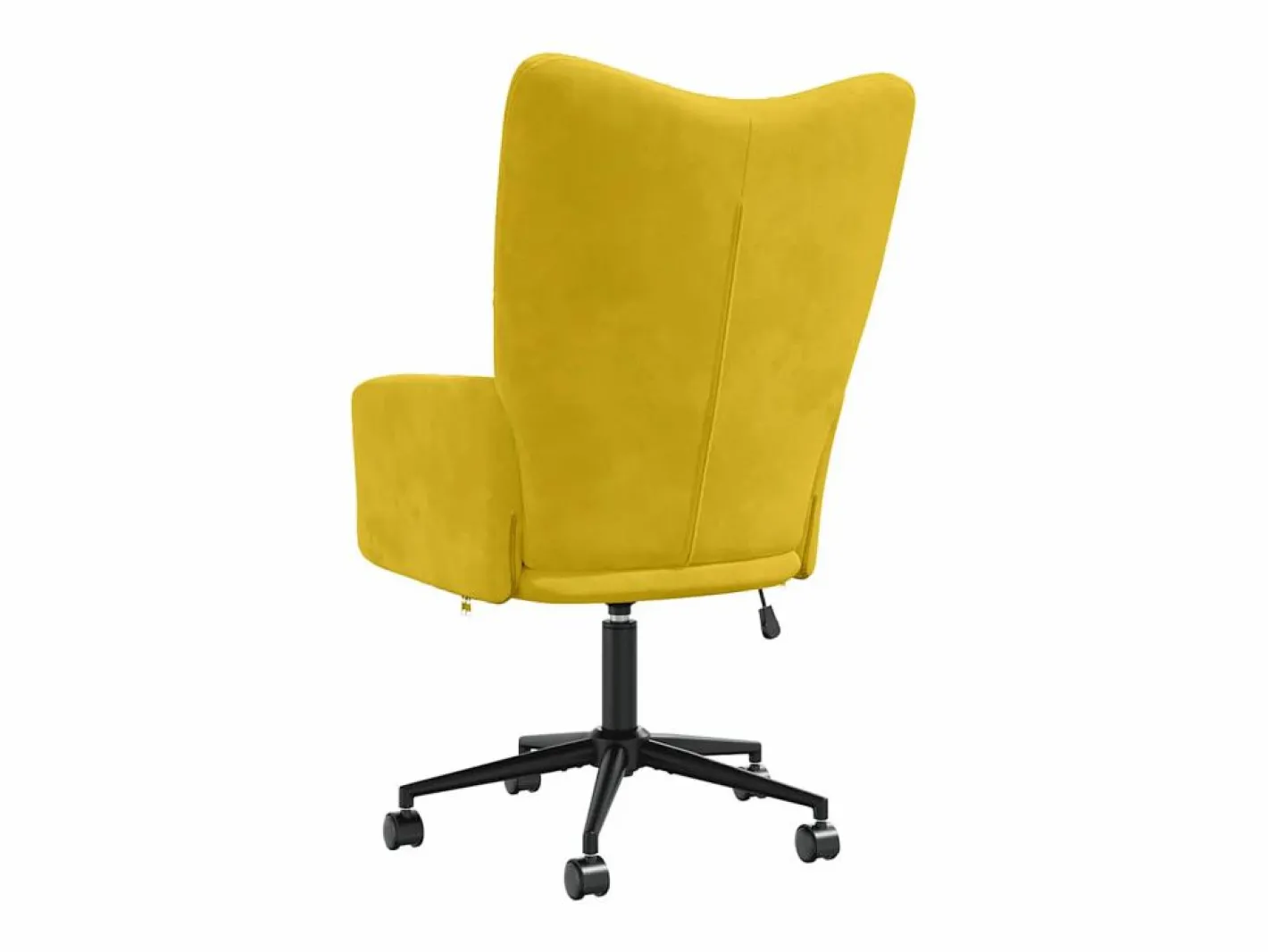 vidaxl Silla De Escritorio|Sillón de relax de terciopelo mostaza