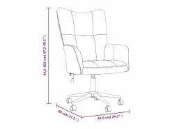 vidaxl Sillón de relax de terciopelo oscuro Verde Discount