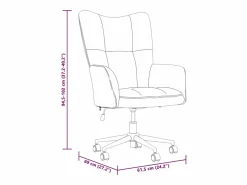 Sillón de relax de terciopelo marrón^vidaxl Best