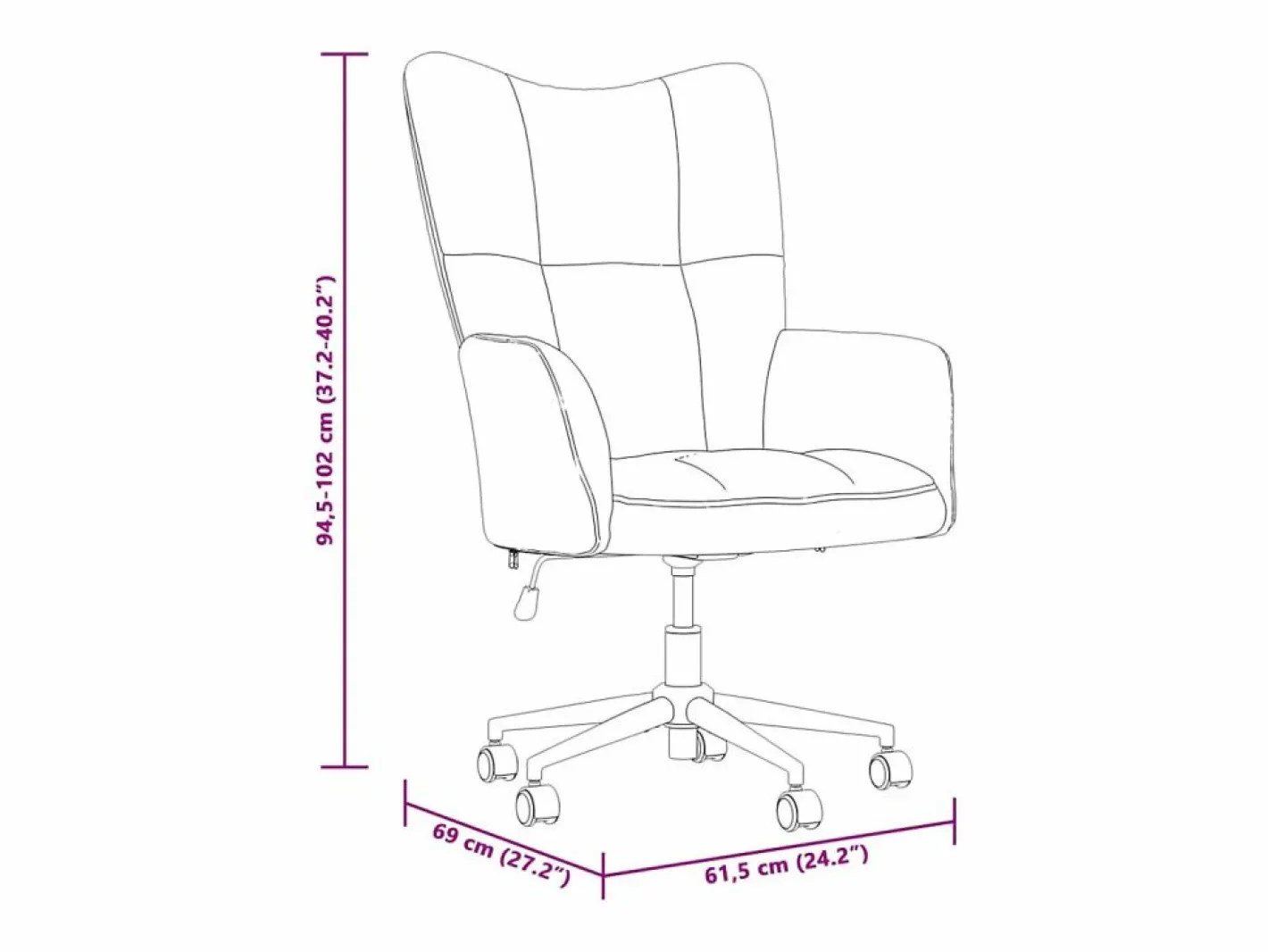 Sillón de relax de terciopelo marrón^vidaxl Best