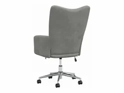 vidaxl Sillón de relax de terciopelo Gris claro Online