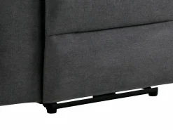 Vente-unique Sillón de relax eléctrico de tela BUROLO Gris Discount