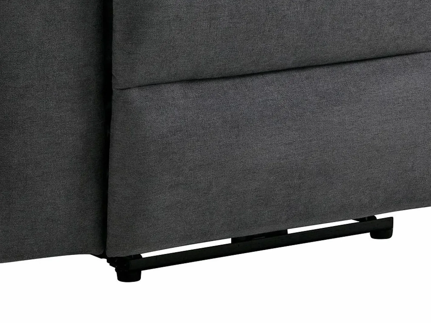 Vente-unique Sillón de relax eléctrico de tela BUROLO Gris Discount