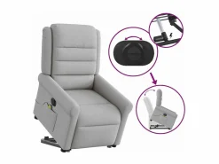 Sillón De Masaje|Sillón de salón | Silla | Sillón de masaje eléctrico reclinable elevable tela nube SHL2831